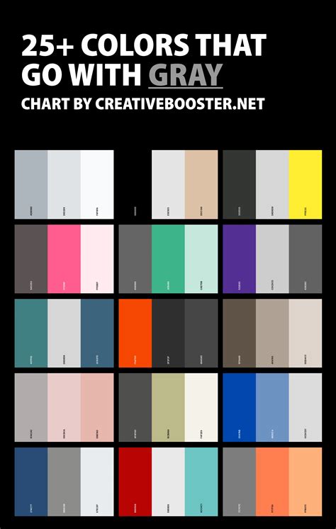grey goes with which colour